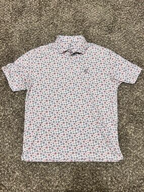 Rhoback Men’s Polo with Firework Print